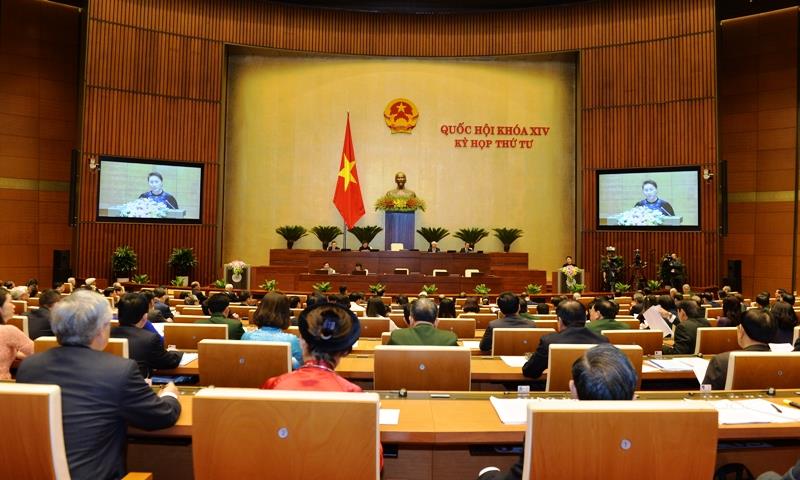 Chủ tịch Quốc hội Nguyễn Thị Kim Ngân khai mạc Kỳ họp thứ 4, Quốc hội khóa XIV
