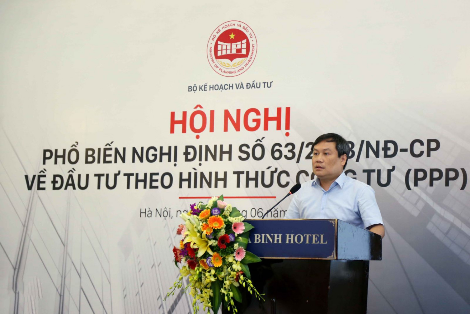 Thứ trưởng Bộ Kế hoạch và Đầu tư Vũ Đại Thắng phát biểu tại Hội nghị. Ảnh: Minh Trang (MPI)
