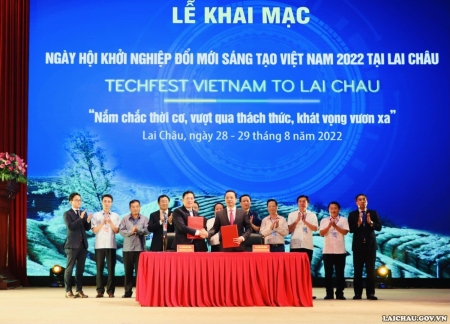 Khai mạc Ngày hội Khởi nghiệp đổi mới sáng tạo Việt Nam 2022 tại Lai Châu