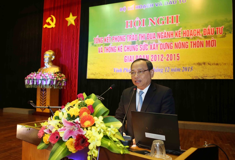 Thứ trưởng Nguyễn Văn Hiếu phát biểu khai mạc Hội nghị. Ảnh: Đức Trung (MPI Portal)