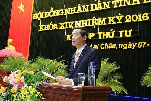 Đồng chí Vũ Văn Hoàn - Phó Bí thư tỉnh uỷ, Chủ tịch HĐND tỉnh bế mạc kỳ họp