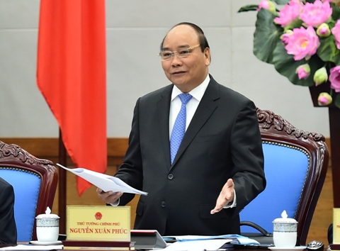 Thủ tướng Nguyễn Xuân Phúc chủ trì Hội nghị Chính phủ với các địa phương ngày 28-29/12. Ảnh: VGP