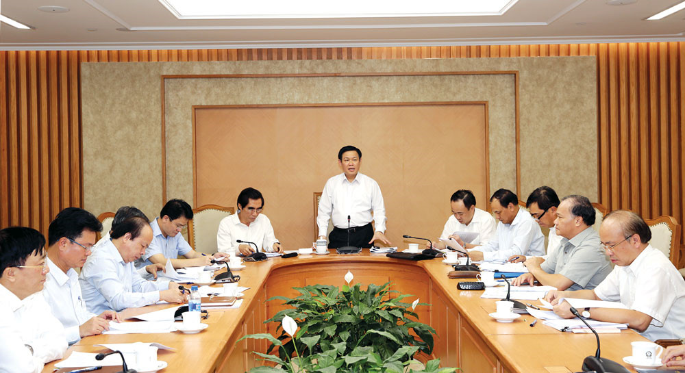 Phó Thủ tướng Vương Đình Huệ yêu cầu trước ngày 30/7/2017, Bộ KH&ĐT trình Thủ tướng Chính phủ giao tiếp 4.074 tỷ đồng còn lại của vốn ngân sách nhà nước. Ảnh: Thành Chung