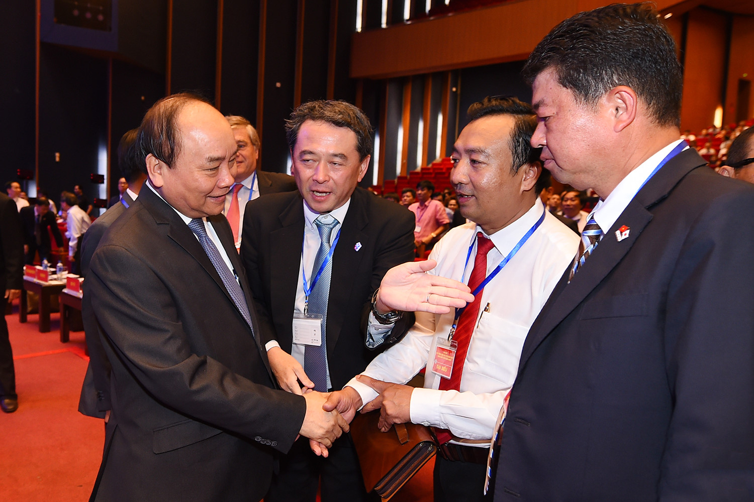 Thủ tướng gặp gỡ với các DN tại Hội nghị Thủ tướng Chính phủ với doanh nghiệp 2017