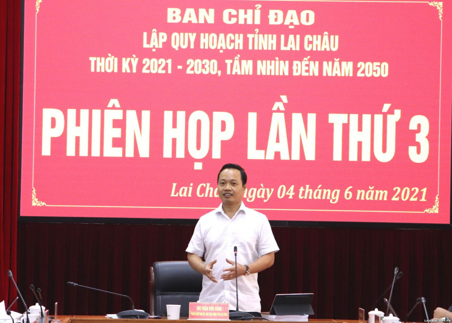 Phiên họp trực tuyến về quy hoạch tỉnh Lai Châu thời kỳ 2021-2030, tầm nhìn đến năm 2050